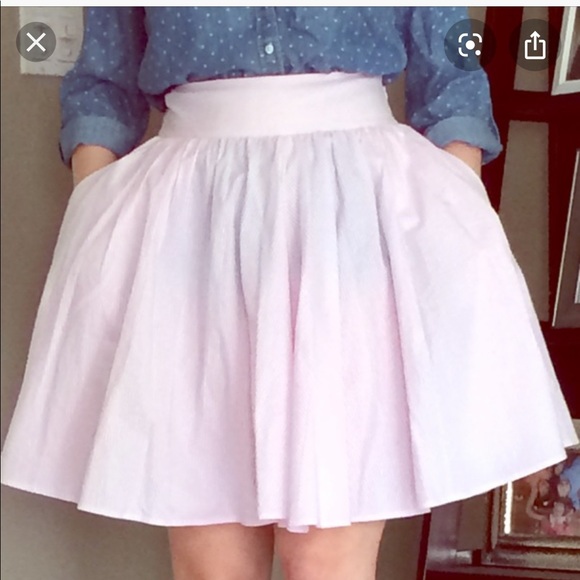 Ralph Lauren Dresses & Skirts - Host Pick! Ralph Lauren pink seersucker skirt